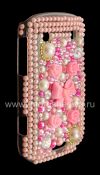 Photo 3 — Plastic bag-cover with rhinestones for BlackBerry 9900/9930 Bold Touch, Jewellery, Pink