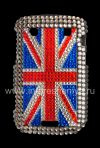 Photo 1 — Plastic bag-cover with rhinestones for BlackBerry 9900/9930 Bold Touch, Flag of United Kingdom