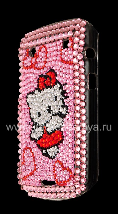 Photogallery for ब्लैकबेरी 9900/9930 Bold टच के लिए स्फटिक के साथ प्लास्टिक बैग कवर, हैलो किट्टी, गुलाबी product