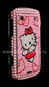 Photo 5 — Plastic bag-cover with rhinestones for BlackBerry 9900/9930 Bold Touch, Hello Kitty, Pink