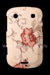 Photo 1 — Plastic bag-cover "Ornament" for BlackBerry 9900/9930 Bold Touch, Series "Flowers", beige