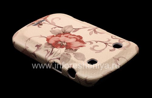 Photogallery for প্লাস্টিক ব্যাগ ঢাকনি BlackBerry 9900 / 9930 Bold টাচ জন্য &quot;অলঙ্কার&quot;, সিরিজ &quot;ফুল&quot;, বেইজ রঙ product