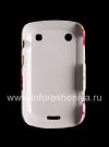 Photo 2 — Plastic bag-cover "Ornament" for BlackBerry 9900/9930 Bold Touch, Series "Flowers", White