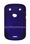 Photo 1 — Für Blackberry 9900/9930 Bold Touch Tasche robust perforiert, Blau / Blau