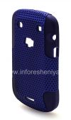 Photo 3 — Für Blackberry 9900/9930 Bold Touch Tasche robust perforiert, Blau / Blau