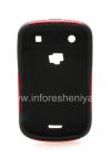 Photo 2 — La cubierta resistente perforado para BlackBerry 9900/9930 Bold Touch, Negro / Rojo