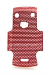 Photo 6 — La cubierta resistente perforado para BlackBerry 9900/9930 Bold Touch, Negro / Rojo