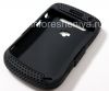 Photo 2 — penutup berlubang kasar untuk BlackBerry 9900 / 9930 Bold Sentuh, Hitam / hitam
