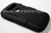 Photo 8 — La cubierta resistente perforado para BlackBerry 9900/9930 Bold Touch, Negro / Negro