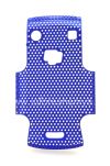 Photo 6 — La cubierta resistente perforado para BlackBerry 9900/9930 Bold Touch, Azul / Azul