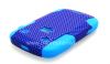 Photo 8 — La cubierta resistente perforado para BlackBerry 9900/9930 Bold Touch, Azul / Azul