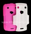 Photo 5 — Cover rugged perforated for BlackBerry 9900/9930 Bold Touch, Fuchsia / White