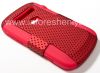 Photo 7 — La cubierta resistente perforado para BlackBerry 9900/9930 Bold Touch, Rojo / Rojo