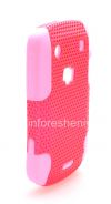 Photo 4 — Couvrir robuste perforés pour BlackBerry 9900/9930 Bold tactile, Rosé / Rouge framboise
