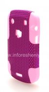 Photo 2 — La cubierta resistente perforado para BlackBerry 9900/9930 Bold Touch, Rosa / púrpura