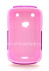 Photo 4 — ezimangelengele ikhava perforated for BlackBerry 9900 / 9930 Bold Touch, Pink / Purple