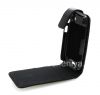 Photo 8 — Leather case cover with vertical opening for BlackBerry 9900/9930 Bold Touch, Black texture "Carbon Fiber"