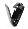 Photo 9 — Leather case cover with vertical opening for BlackBerry 9900/9930 Bold Touch, Black texture "Carbon Fiber"