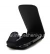 Photo 5 — Leather case cover with vertical opening for BlackBerry 9900/9930 Bold Touch, Black, large texture