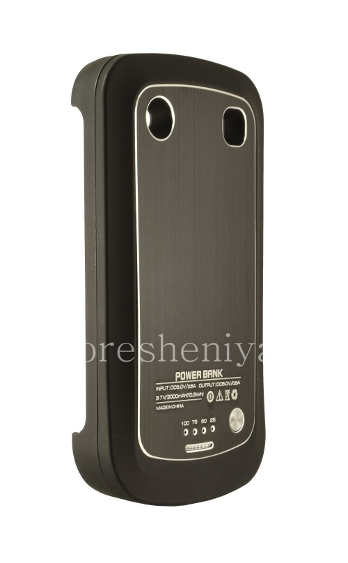 Photogallery for غطاء البطارية للبلاك بيري 9900 Bold تاتش, أسود غير لامع أسود مع إدراج المعدن product