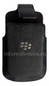 Photo 8 — Leather case with clip for BlackBerry 9900/9930/9720, Black c large texture