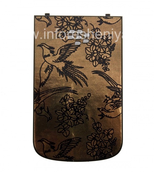 Photogallery for BlackBerry 9900 / 9930 Bold টাচ জন্য এক্সক্লুসিভ পিছনে, &quot;বার্ড&quot; গোল্ড / কালো product