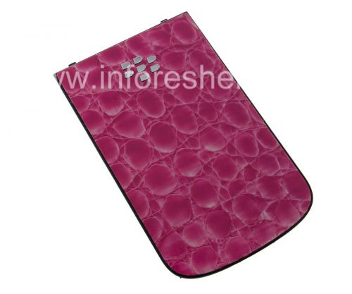 Photogallery for BlackBerry 9900 / 9930 Bold টাচ জন্য এক্সক্লুসিভ পিছনে, &quot;সরীসৃপ&quot; কুমির পিঙ্ক product