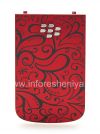 Photo 1 — Exclusive rear cover "Ornament" for BlackBerry 9900/9930 Bold Touch, Red