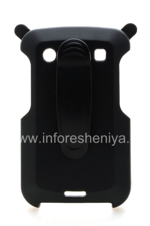 Photogallery for ফার্ম প্লাস্টিক কভার-খাপ AIMO পূর্বাহ্ণ সুইভেল বেল্ট BlackBerry 9900 / 9930 Bold টাচ এর খাপ, কালো product
