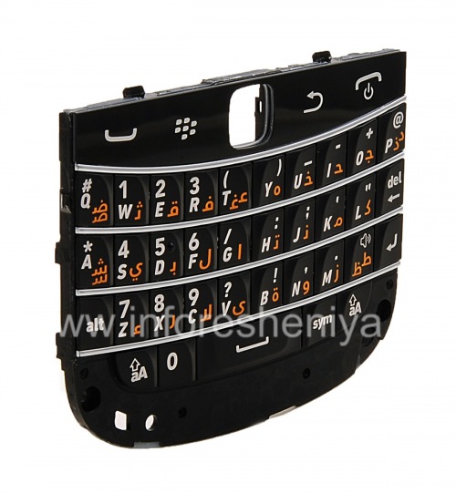 Photogallery for لوحة المفاتيح الأصلية لمس BlackBerry 9900 / 9930 Bold Touch (لغات أخرى), الأسود والعربية product