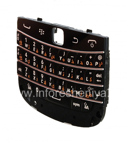 Photogallery for لوحة المفاتيح الأصلية لمس BlackBerry 9900 / 9930 Bold Touch (لغات أخرى), الأسود والعربية product