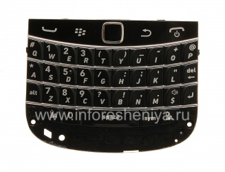 Die englische Originaltastatureinheit mit dem Vorstand und dem Trackpad für Blackberry 9900/9930 Bold Berühren, schwarz