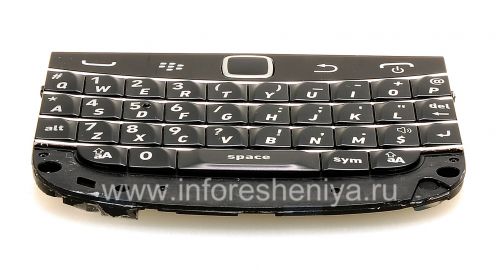 Photogallery for Asli perakitan keyboard bahasa Inggris dengan papan dan trackpad untuk BlackBerry 9900 / 9930 Bold Sentuh, hitam product