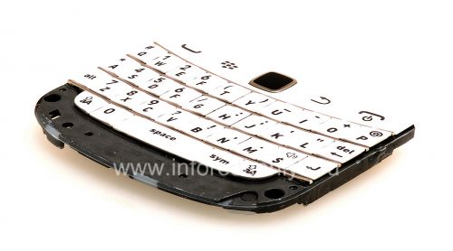 Photogallery for Asli perakitan keyboard bahasa Inggris dengan papan dan trackpad untuk BlackBerry 9900 / 9930 Bold Sentuh, putih product