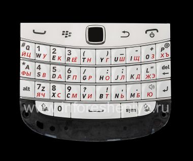 Buy White Russian keyboard assembly with the board and trackpad BlackBerry 9900/9930 Bold Touch