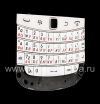 Photo 3 — Conjunto de teclado ruso blanco con la placa y el trackpad BlackBerry 9900/9930 Bold Touch, Color blanco