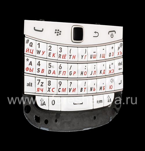 Photogallery for বোর্ড এবং ট্র্যাকপ্যাড BlackBerry 9900 / 9930 Bold টাচ সঙ্গে হোয়াইট রাশিয়ান কীবোর্ড সমাবেশ, সাদা product