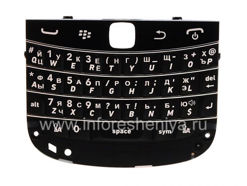 Photogallery for Russian keyboard BlackBerry 9900/9930 Bold Touch (engraving), The black product