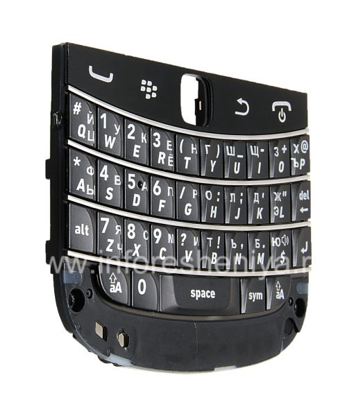 Photogallery for Russian keyboard BlackBerry 9900/9930 Bold Touch (engraving), The black product