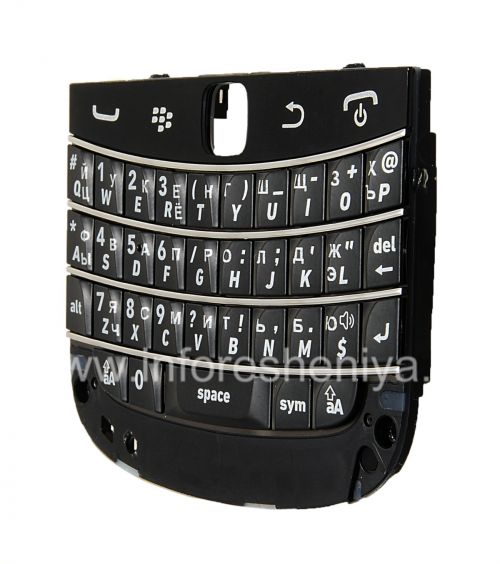 Photogallery for Russian keyboard BlackBerry 9900/9930 Bold Touch (engraving), The black product
