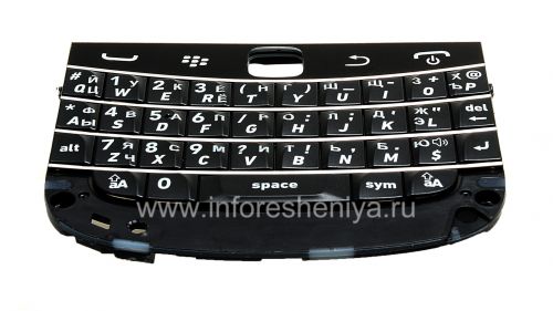 Photogallery for Russian keyboard BlackBerry 9900/9930 Bold Touch (engraving), The black product