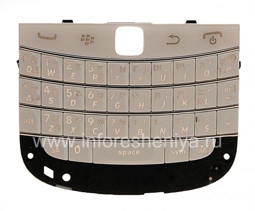 Photogallery for Russian keyboard BlackBerry 9900/9930 Bold Touch (engraving), White product