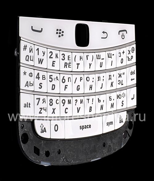 Photogallery for Russian keyboard BlackBerry 9900/9930 Bold Touch (engraving), White product