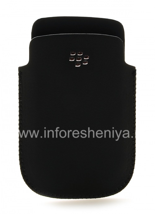 Photogallery for Isikhumba Case-pocket BlackBerry 9900 / 9930/9720, Black, okusanhlamvu Large, logo metal product