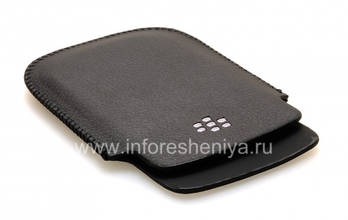 Photogallery for Isikhumba Case-pocket BlackBerry 9900 / 9930/9720, Black, okusanhlamvu Large, logo metal product