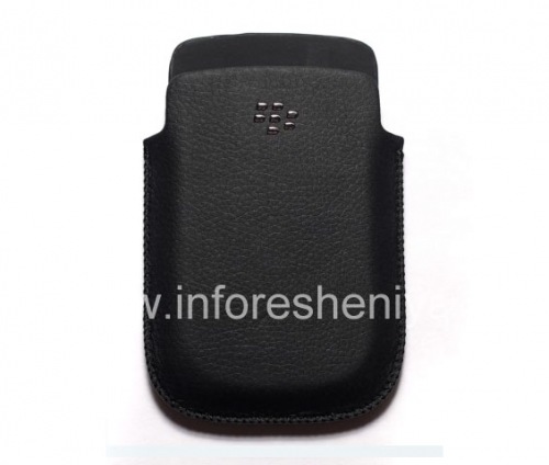 Photogallery for Isikhumba Case-pocket BlackBerry 9900 / 9930/9720, Black, ukuthungwa Large Black plastic logo product