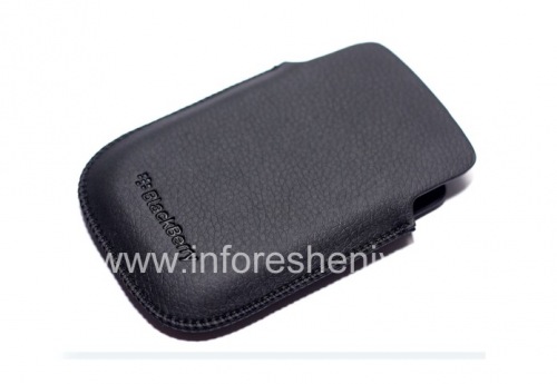 Photogallery for Isikhumba Case-pocket BlackBerry 9900 / 9930/9720, Black, ukuthungwa Large Black plastic logo product