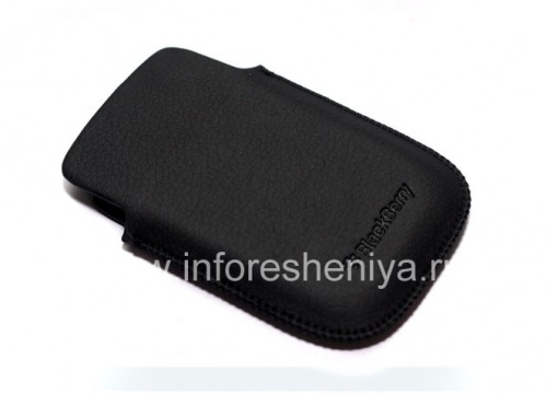Photogallery for Isikhumba Case-pocket BlackBerry 9900 / 9930/9720, Black, ukuthungwa Large Black plastic logo product