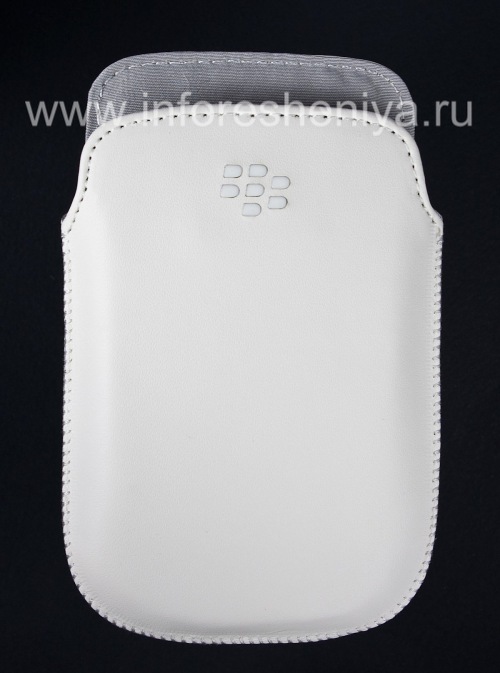 Photogallery for Isikhumba Case-pocket BlackBerry 9900 / 9930/9720, White, ukuthungwa emihle, plastic white logo product