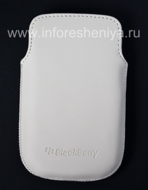 Photogallery for Isikhumba Case-pocket BlackBerry 9900 / 9930/9720, White, ukuthungwa emihle, plastic white logo product